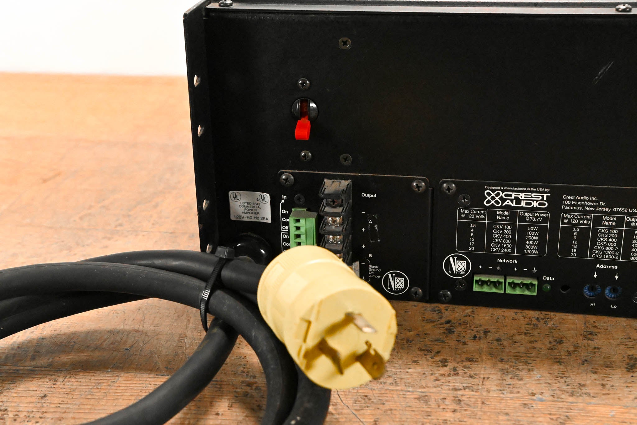 Crest Audio CKS1600-2 2-Channel Power Processing Amplifier