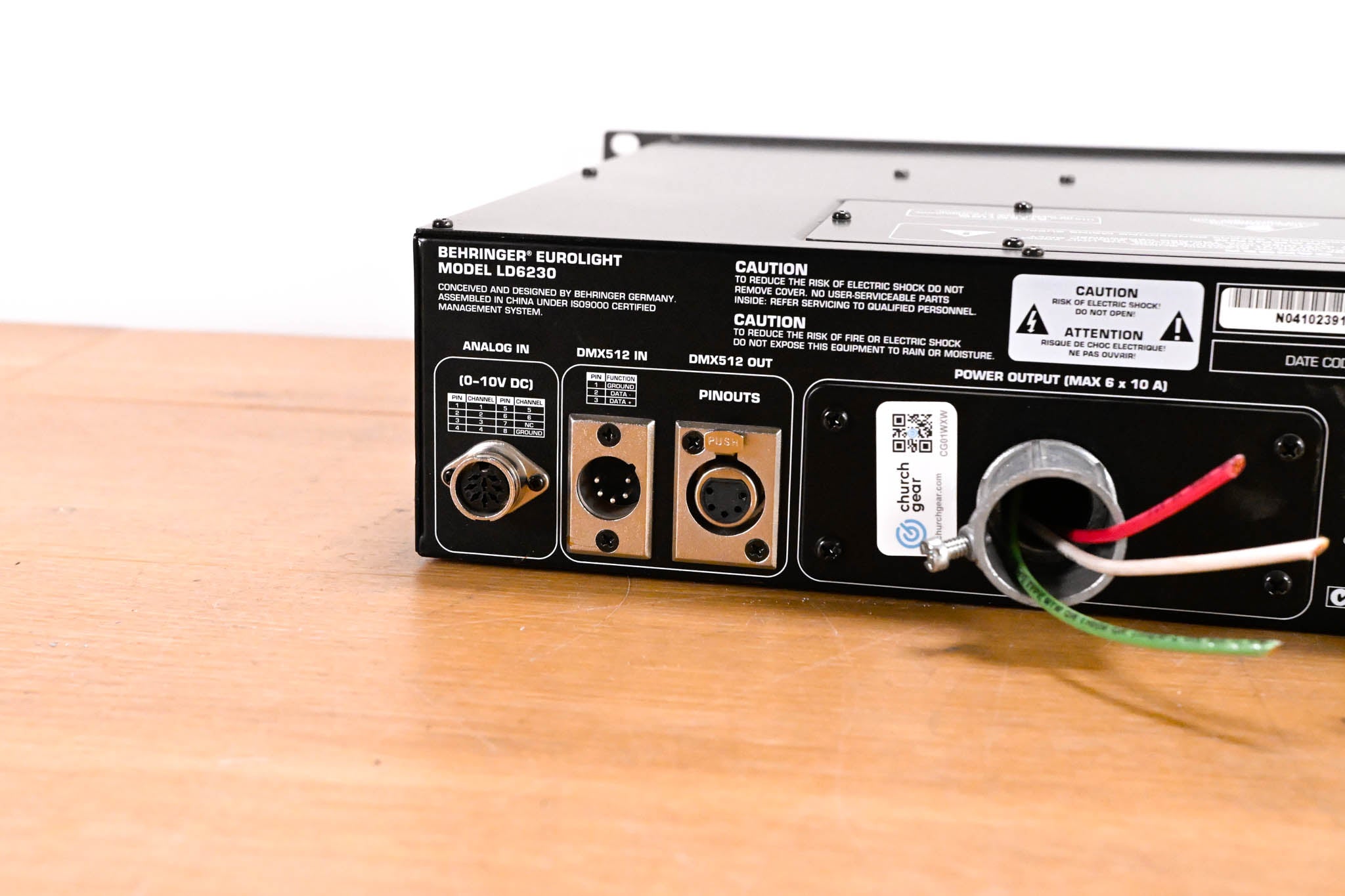 Behringer Eurolight LD6230 6-Channel DMX Dimmer Pack