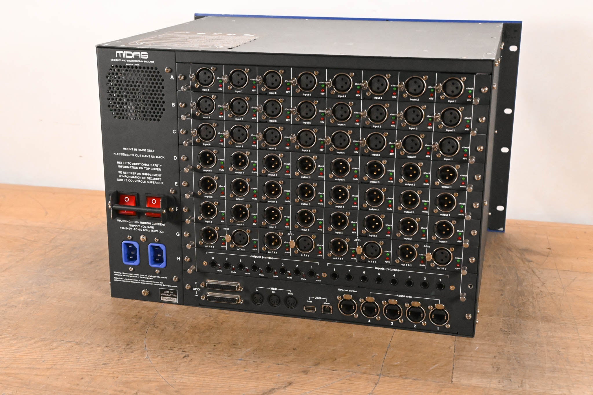 マイダス DVD-BOX1、2 Midas DL351 Modular Stage Box CG01UHN