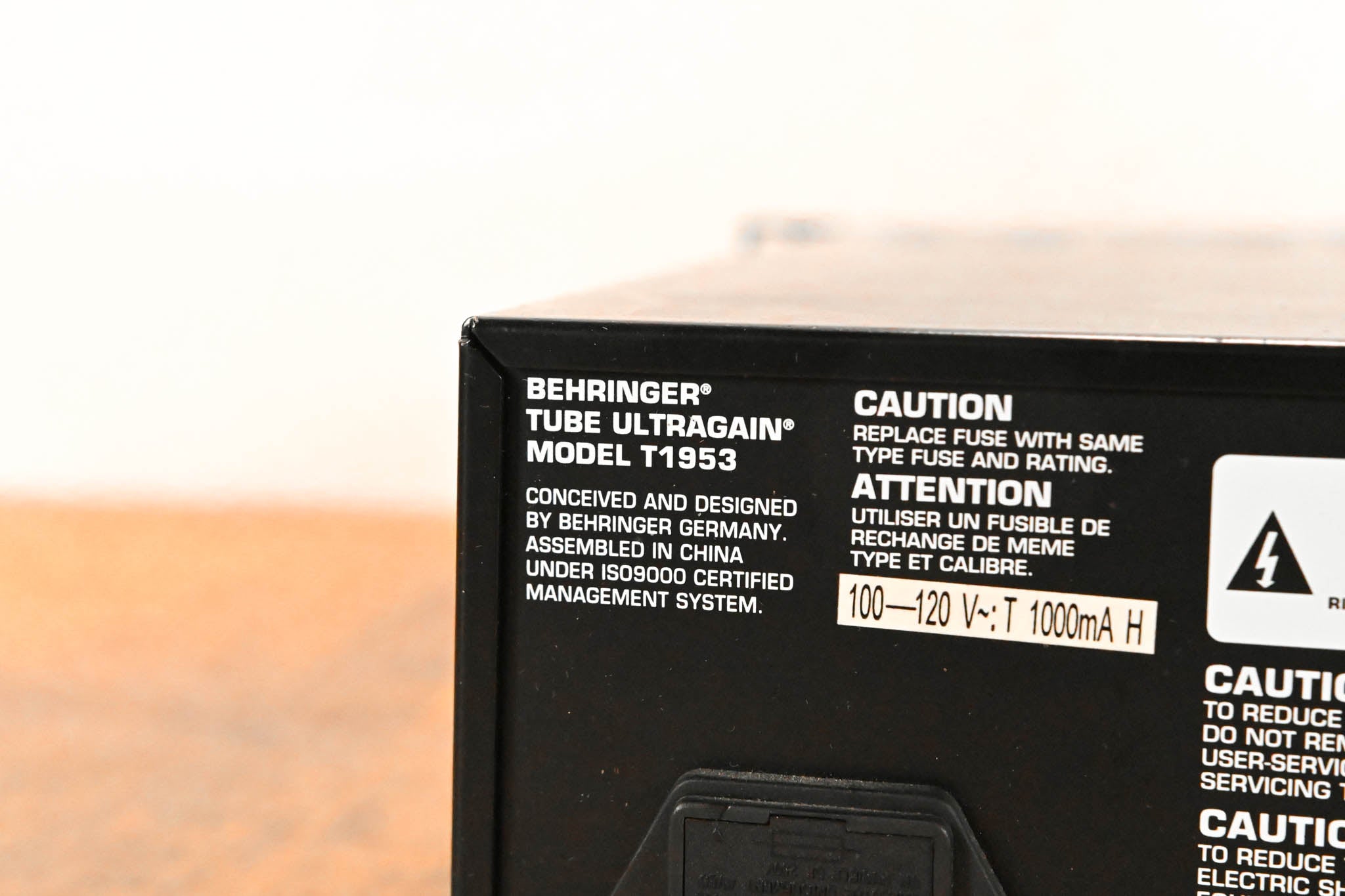 Behringer T1953 Tube Ultragain Channel Strip