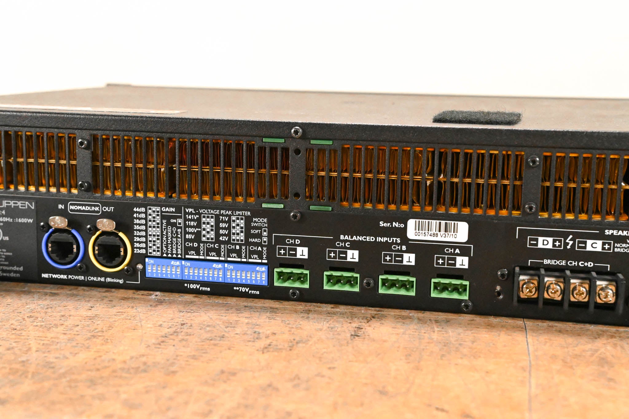 Lab Gruppen C 48:4 4800W 4-Channel Power Amplifier