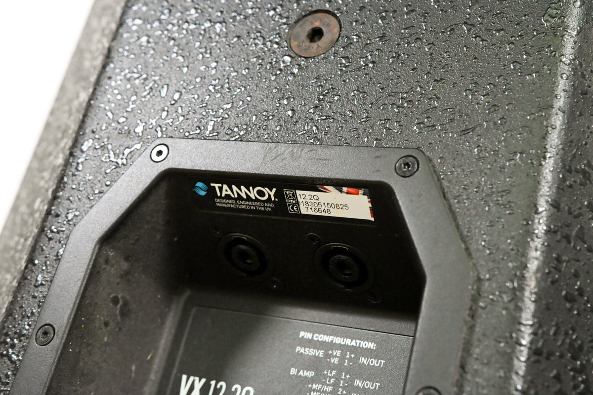 Tannoy VX 12.2Q 12" PowerDual Full Range Loudspeaker (PAIR)