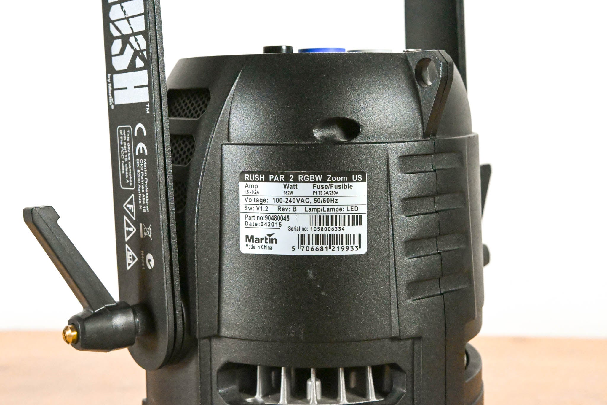 Martin Lighting RUSH PAR 2 RGBW Zoom US LED Par Can