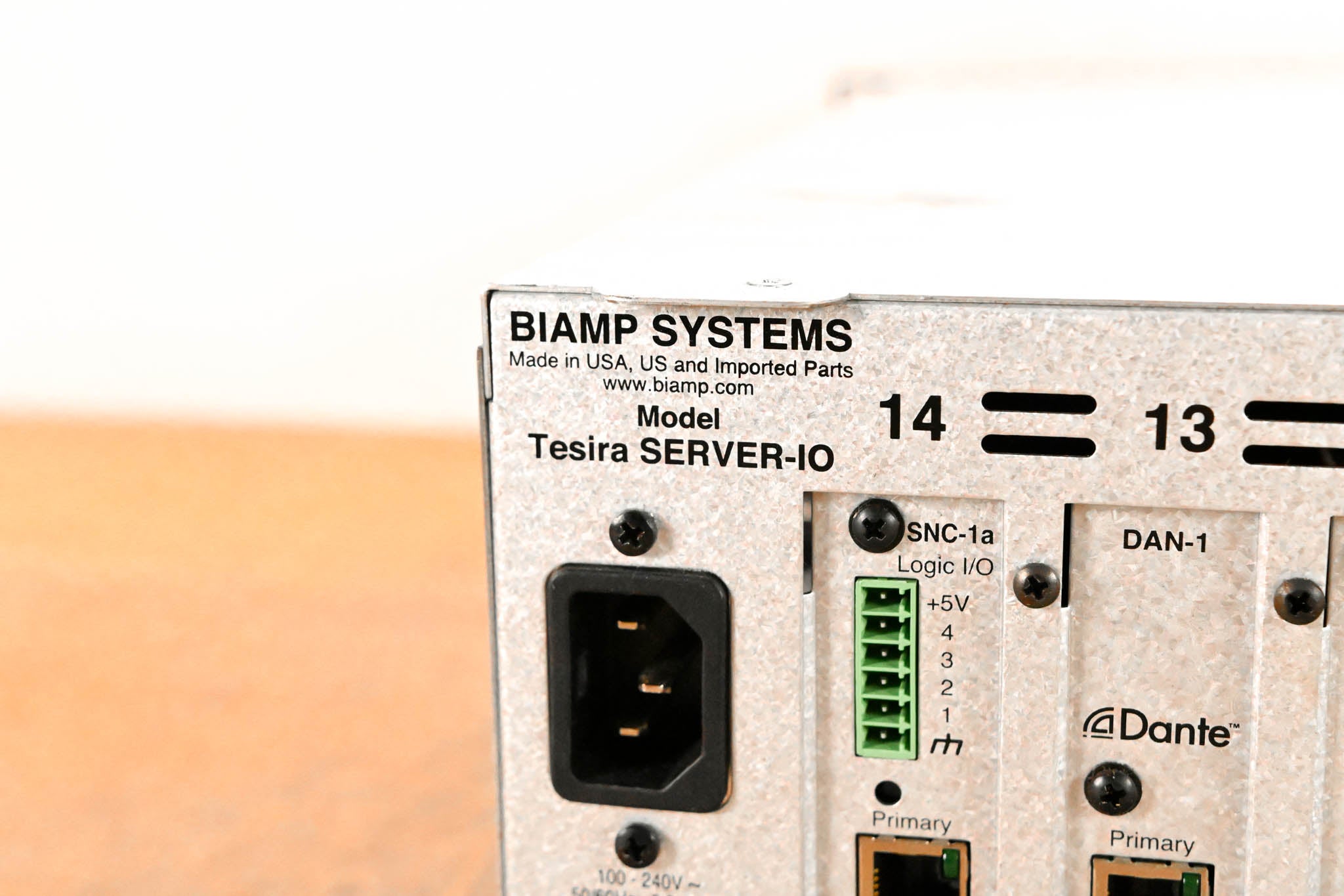Biamp Tesira SERVER-IO Digital Audio Network Server