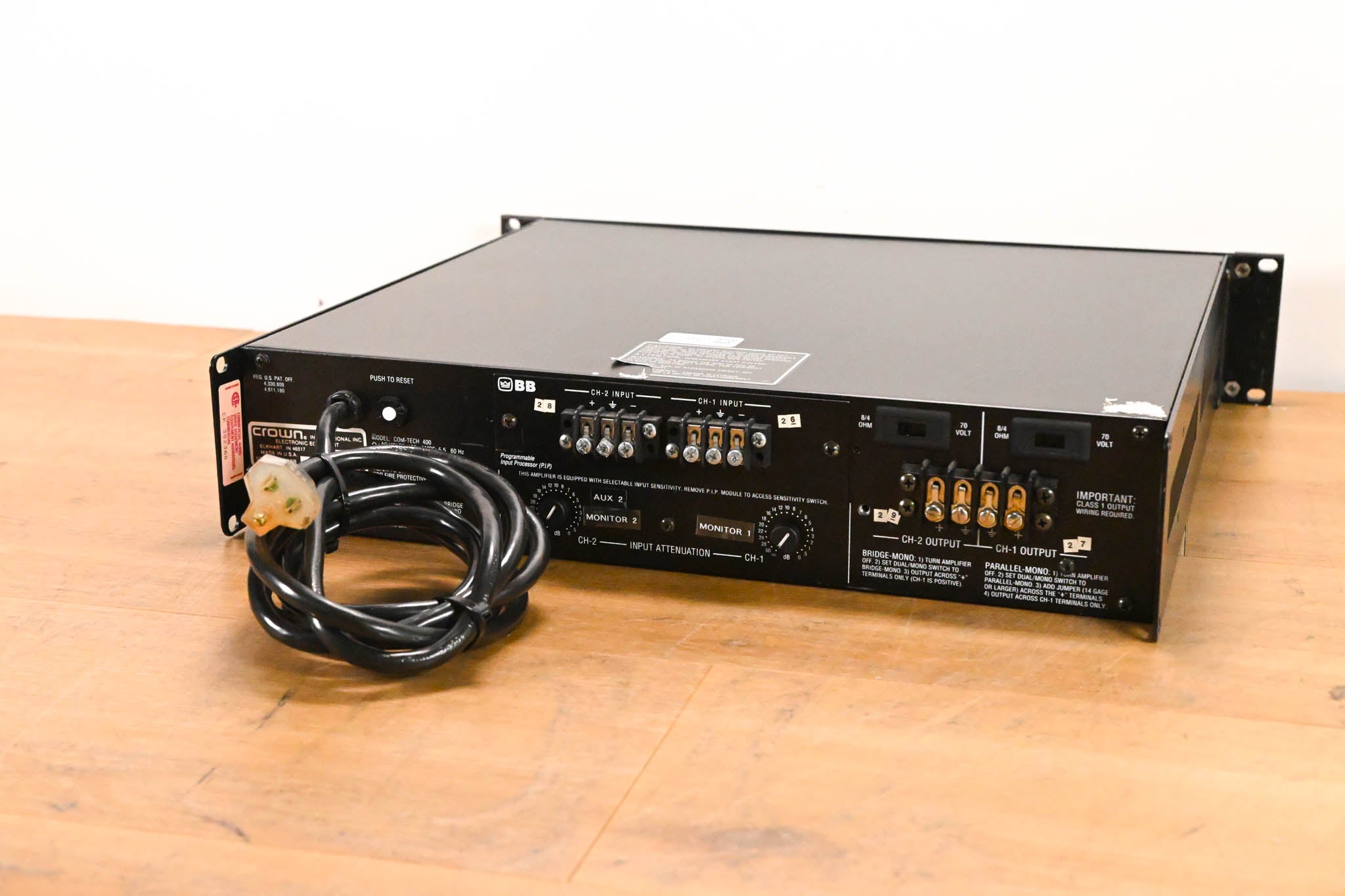 Crown Com-Tech 400 2-Channel Power Amplifier