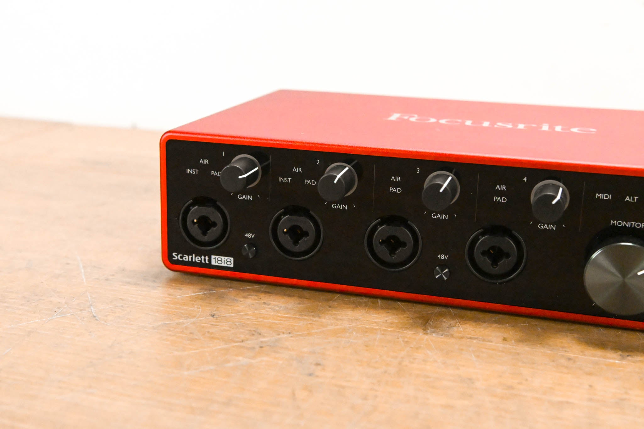 Focusrite Scarlett 18i8 3rd Gen USB Audio Interface (NO POWER SUPPLY)