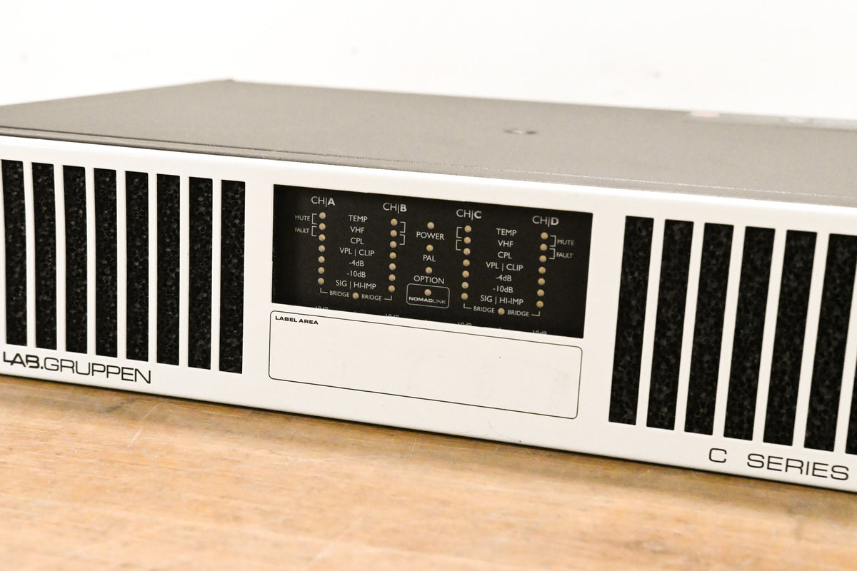 Lab Gruppen C 48:4 4800W 4-Channel Power Amplifier