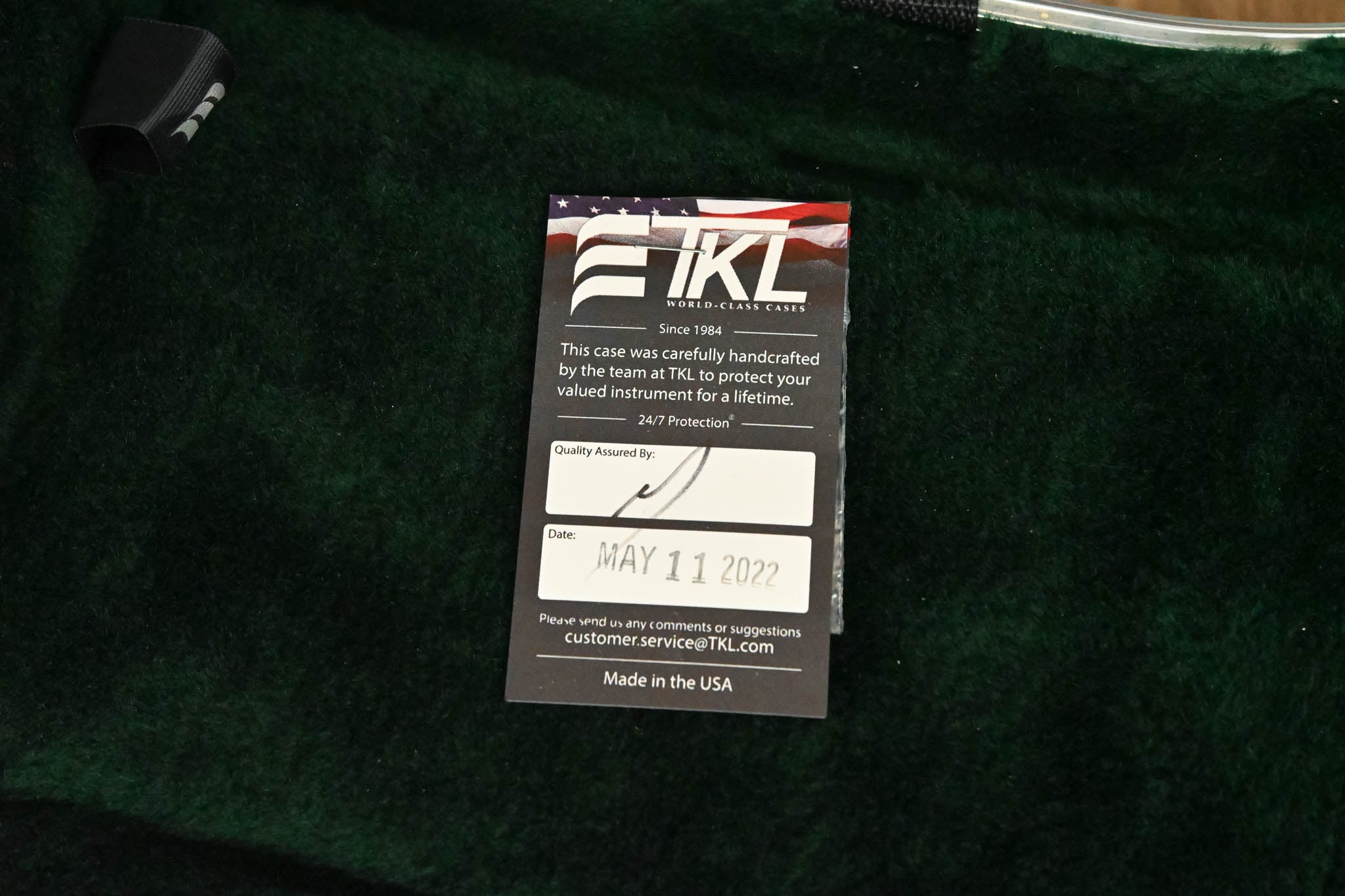 Martin / TKL Dreadnought Acoustic Hardshell Case - Green Plush Interior