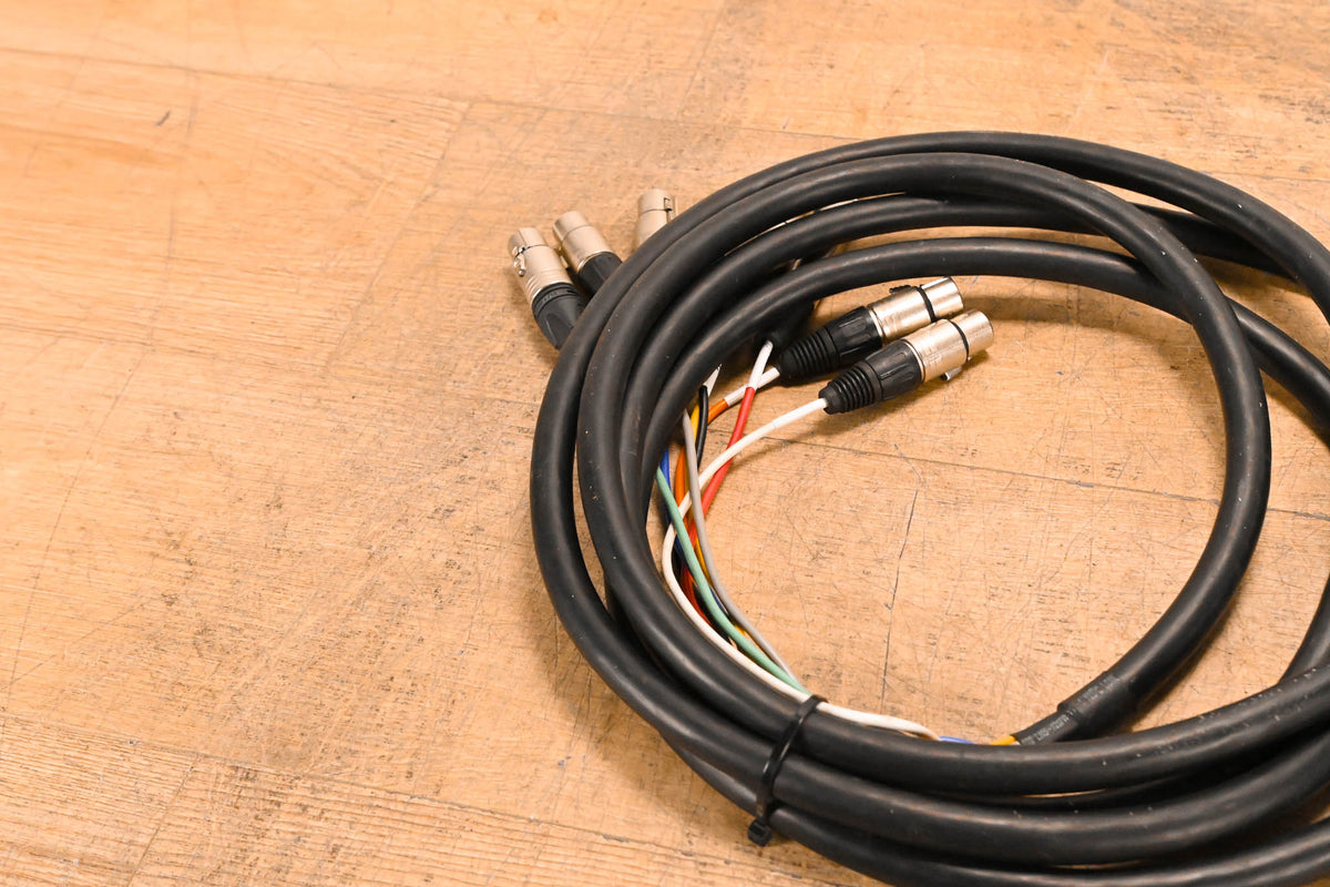 Unbranded DB25 Male to (8x)XLRF Cable - 12ft