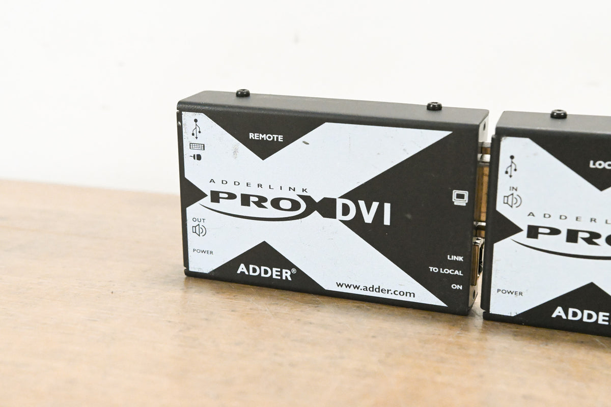 Adder AdderLink X-DVIPRO Single Link DVI/USB Extender (NO POWER SUPPLY)
