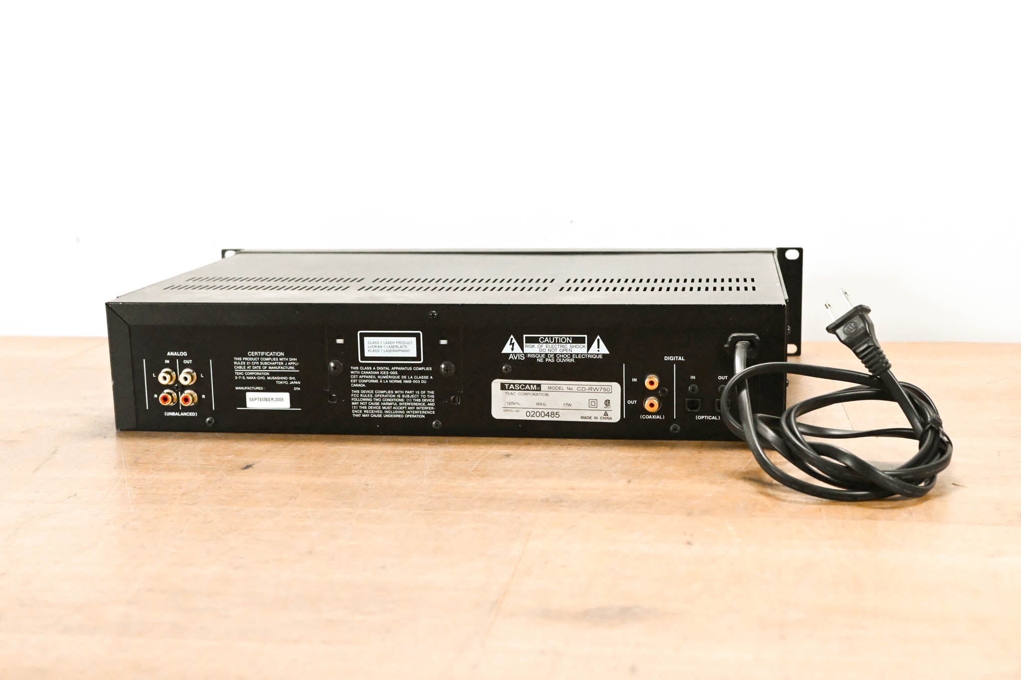 TASCAM CD-RW750 CD Recorder/Player