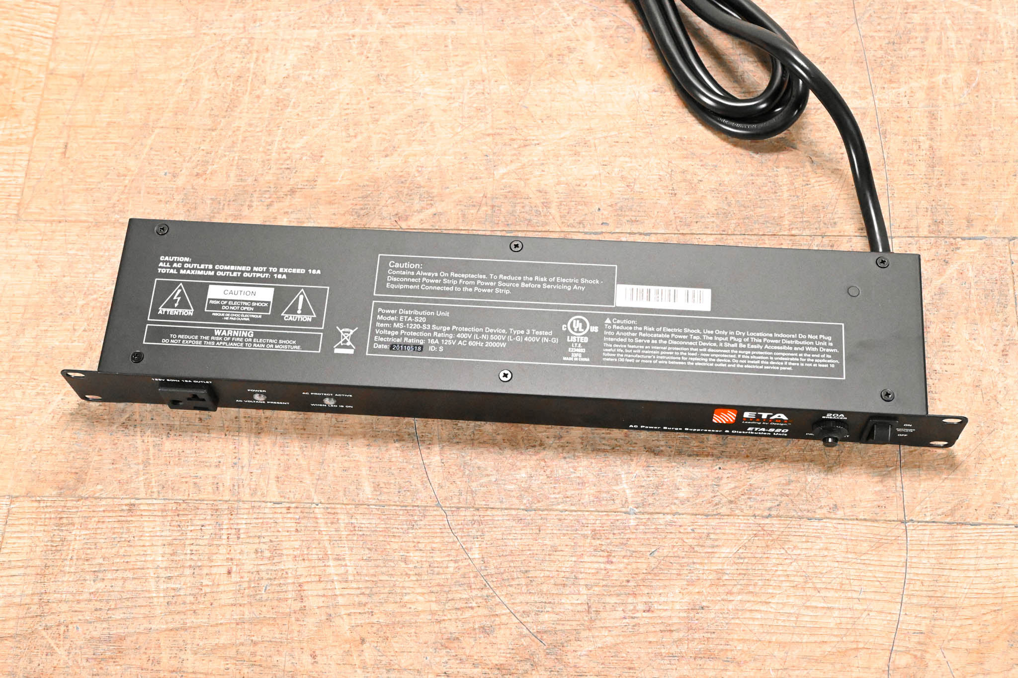 ETA Systems ETA-S20 9-Outlet 20A Power Conditioner and Distribution Unit