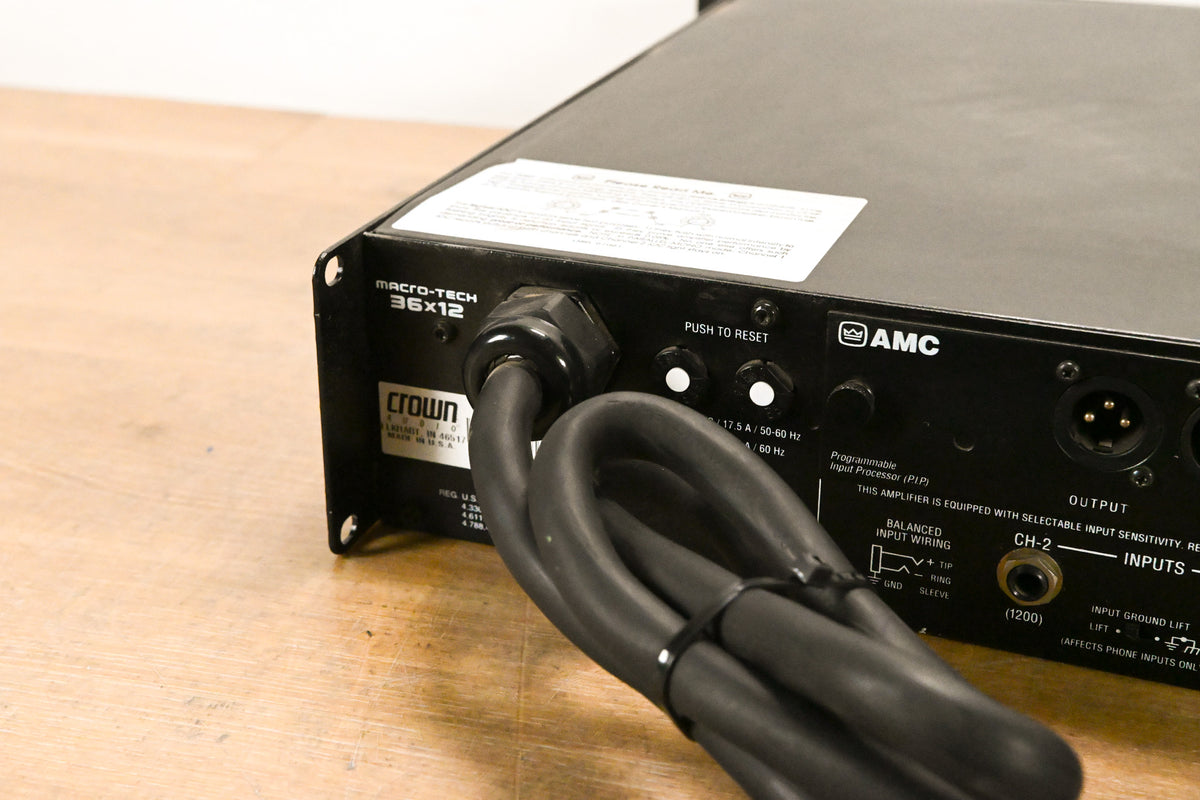 Crown Macro-Tech 36x12 2-Channel Power Amplifier