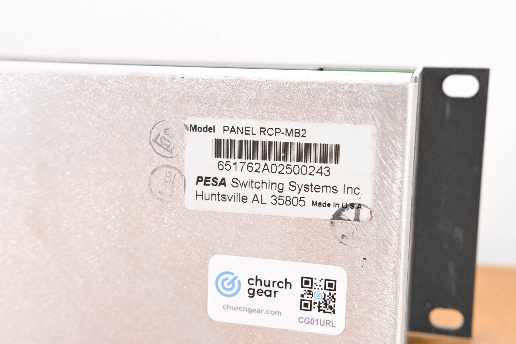 Pesa RCP-MB2 2RU Control Panel (NO POWER SUPPLY)