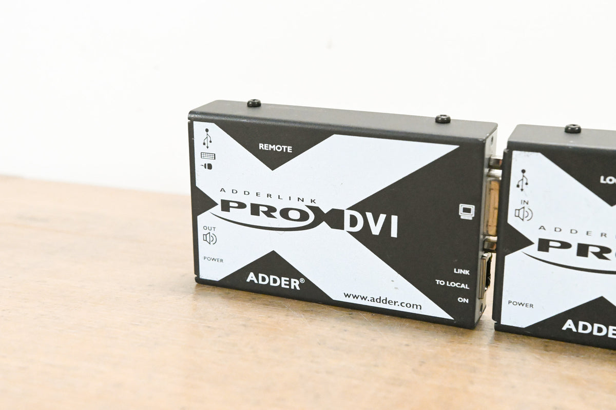 Adder AdderLink X-DVIPRO Single Link DVI/USB Extender (NO POWER SUPPLY)