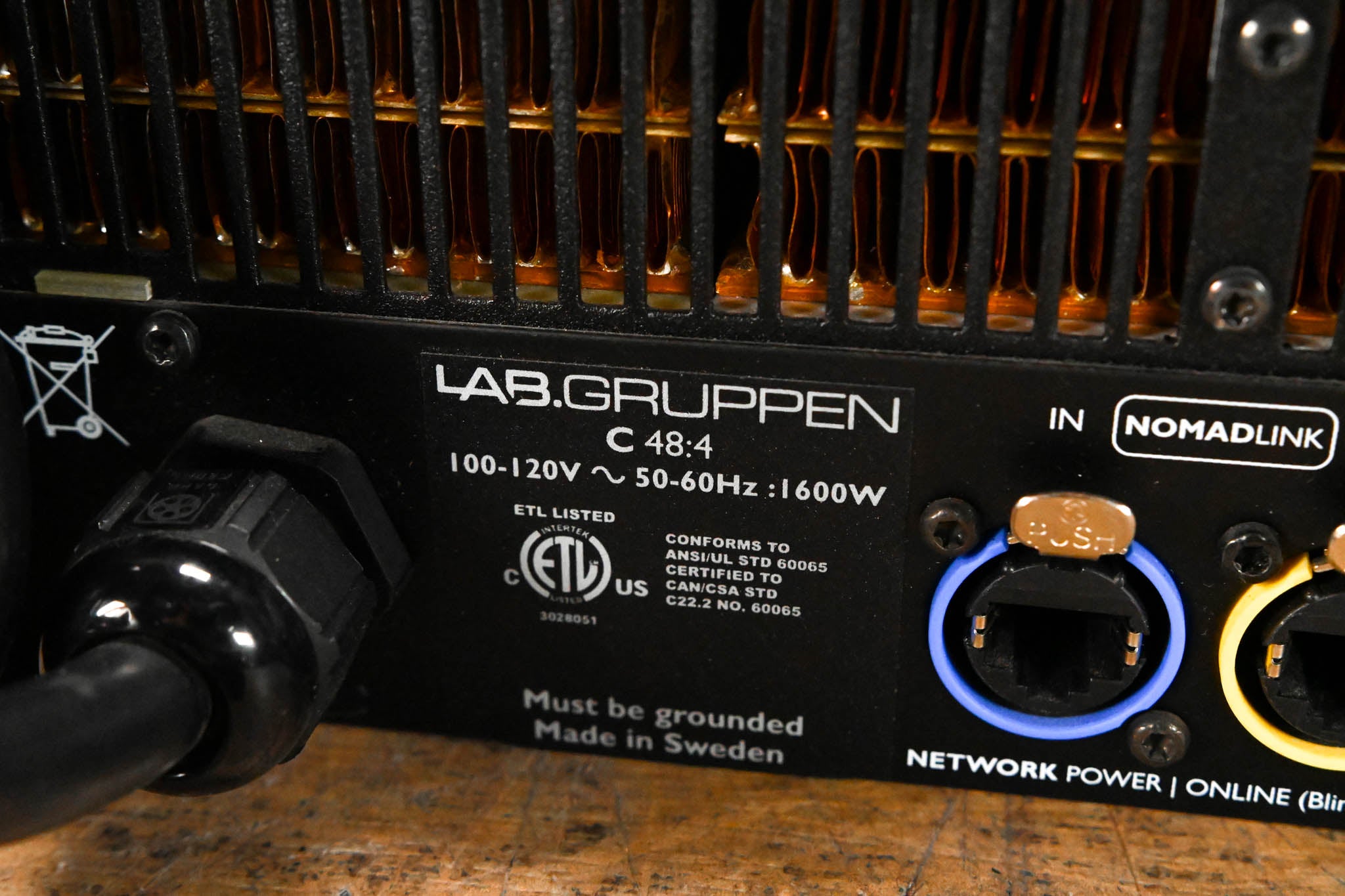 Lab Gruppen C 48:4 4800W 4-Channel Power Amplifier
