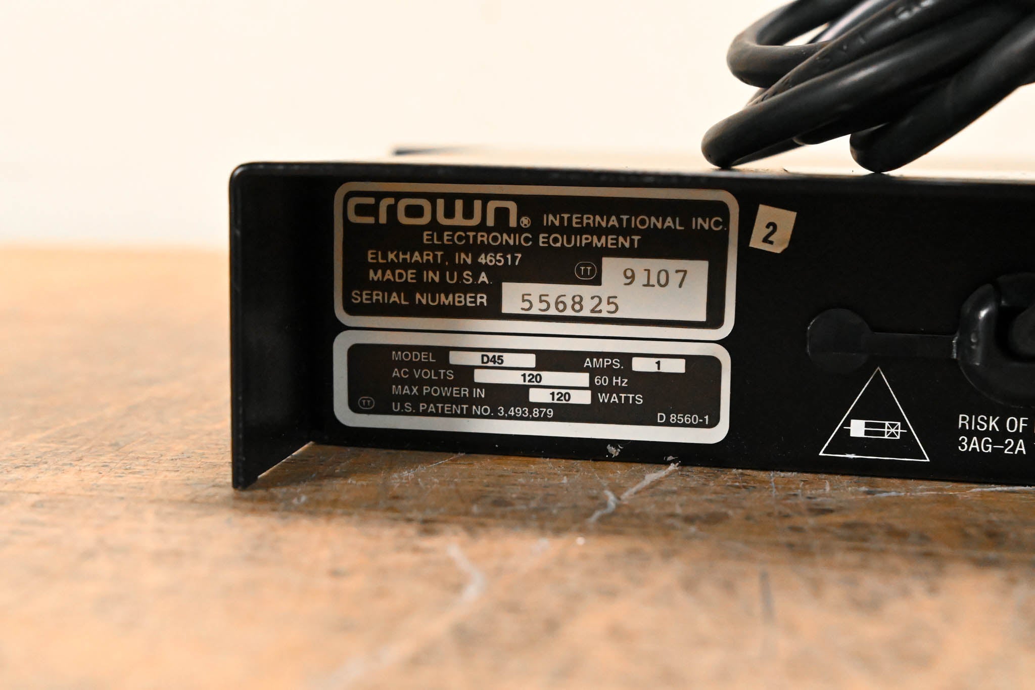 Crown D-45 Two-Channel, 35W Power Amplifier