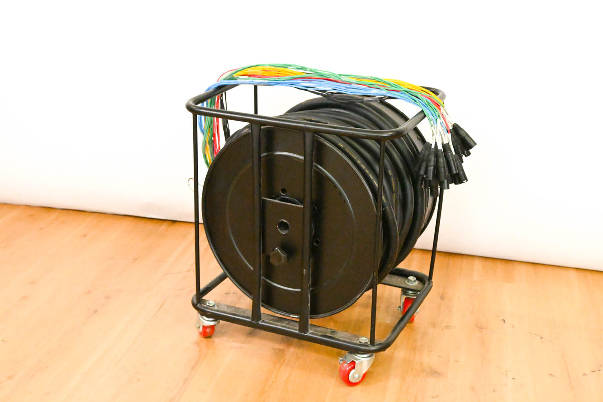 EWI RPPX-32x8-200 32-Channel Reel Snake w/ EDAC Monitor Split - 200'