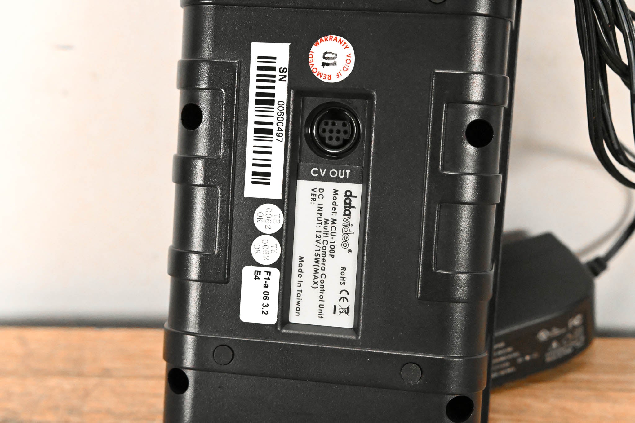 Datavideo MCU-100P Multi-Camera Control Unit for Panasonic Camcorders