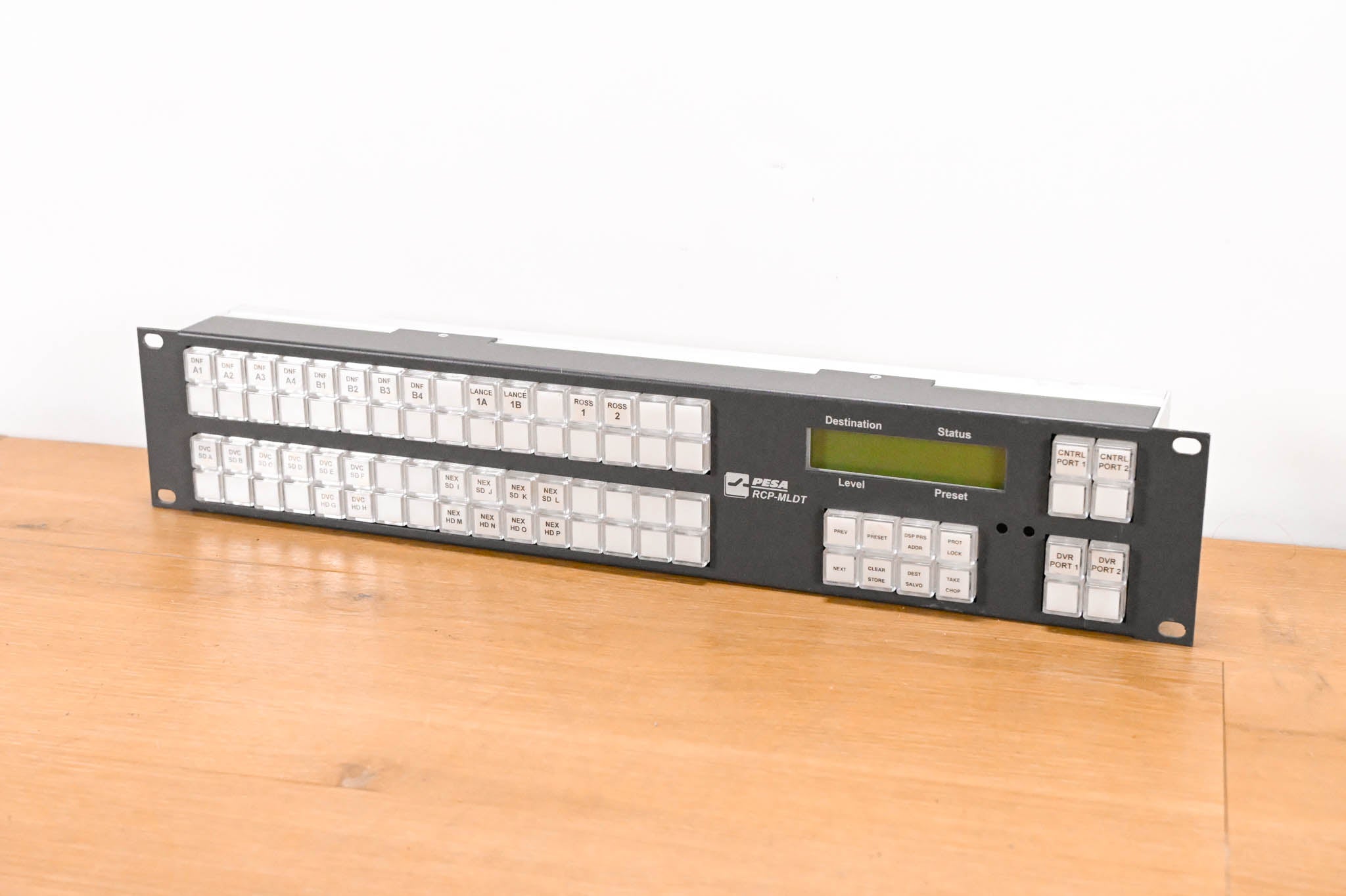 Pesa RCP-MLDT 2RU Matrix Switcher Control Panel (NO POWER SUPPLY)