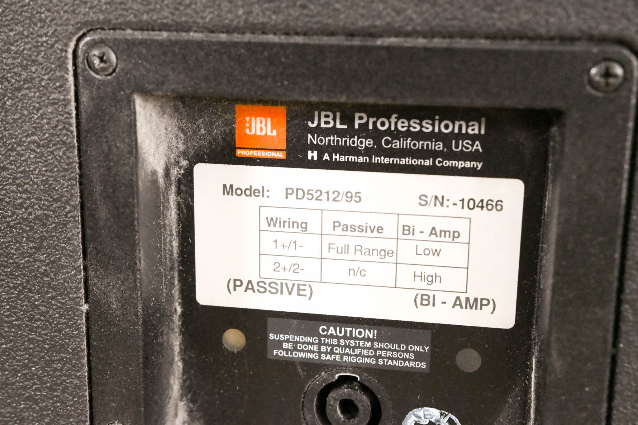 JBL PD5212/95 Two-Way Full-Range Loudspeaker