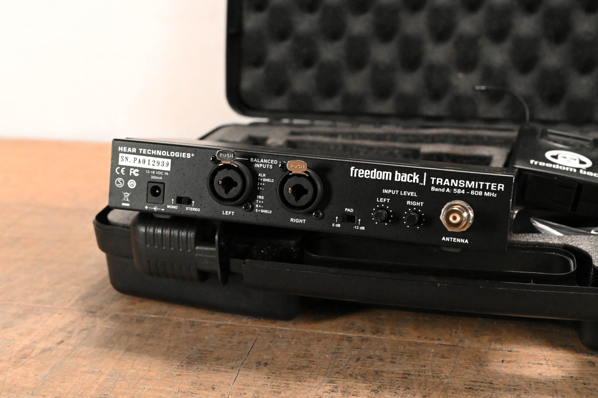 Hear Technologies Freedom Back Wireless IEM System - Band A: 584-608 MHz