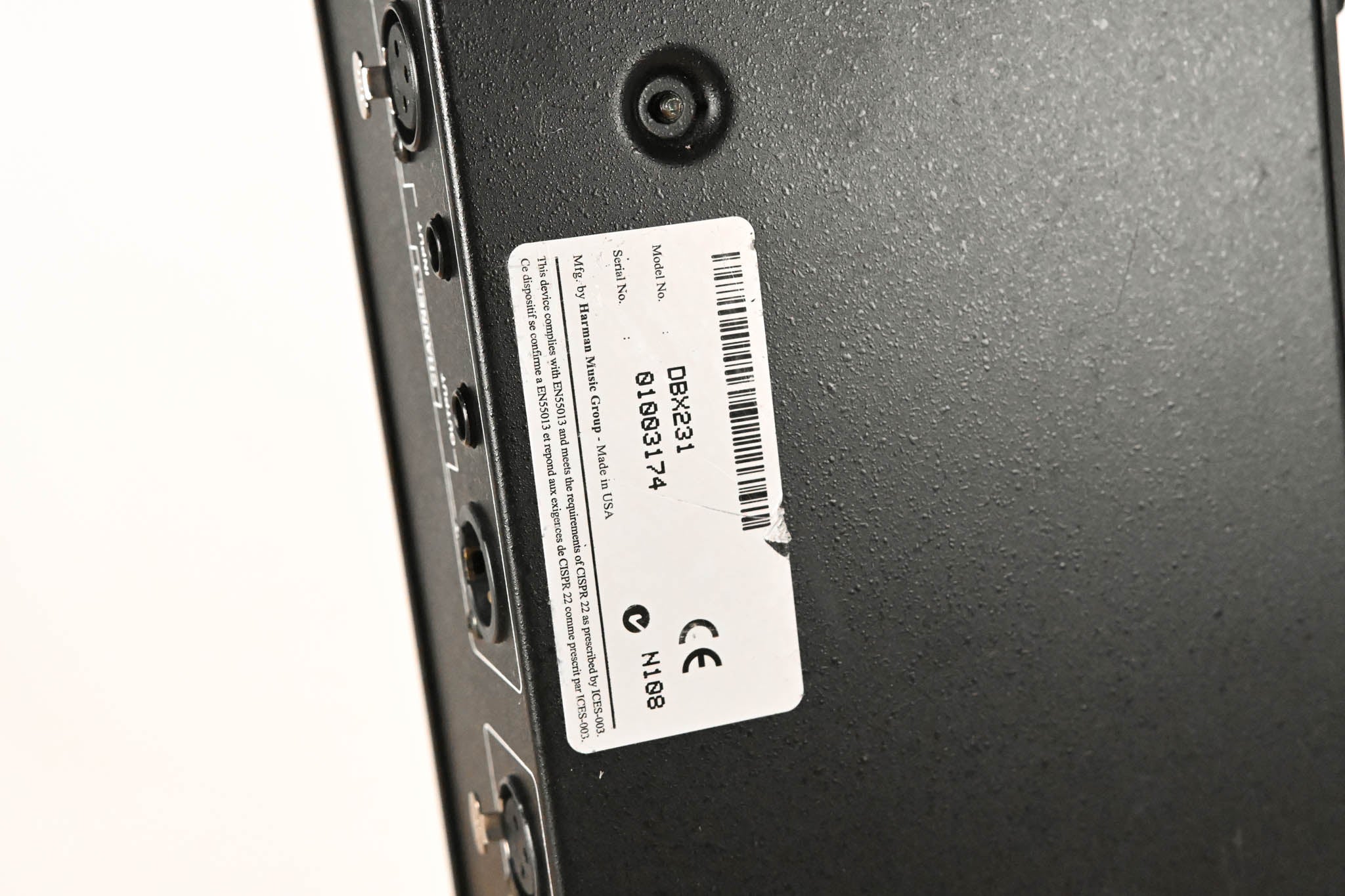 dbx 231 Dual-Channel 31-Band Graphic Equalizer