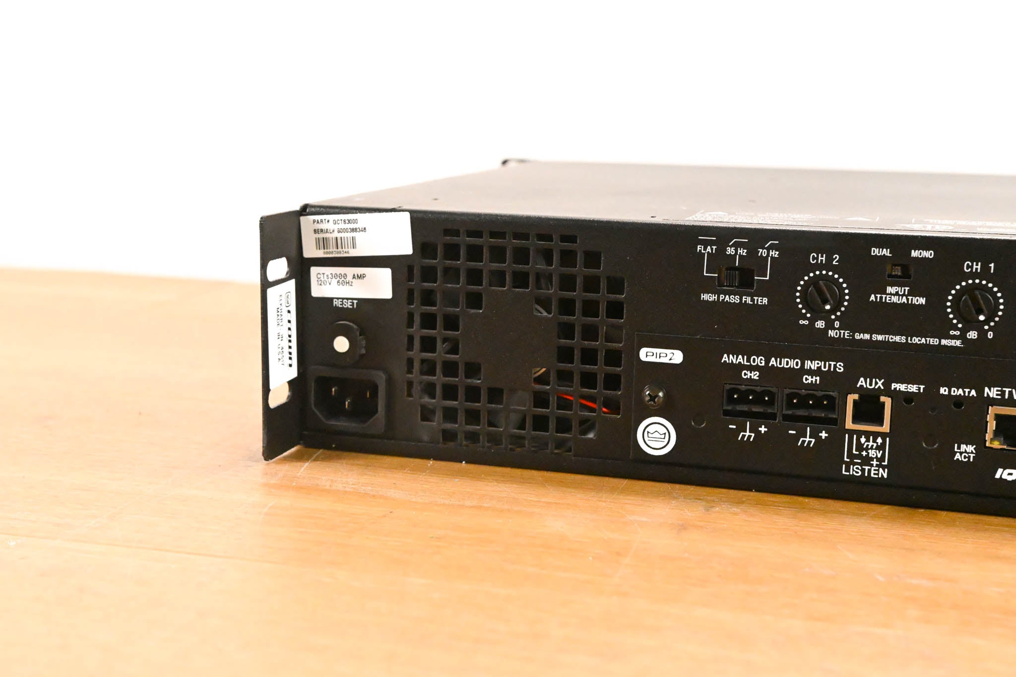 Crown CTs 3000 Two-Channel 1500W Power Amplifier