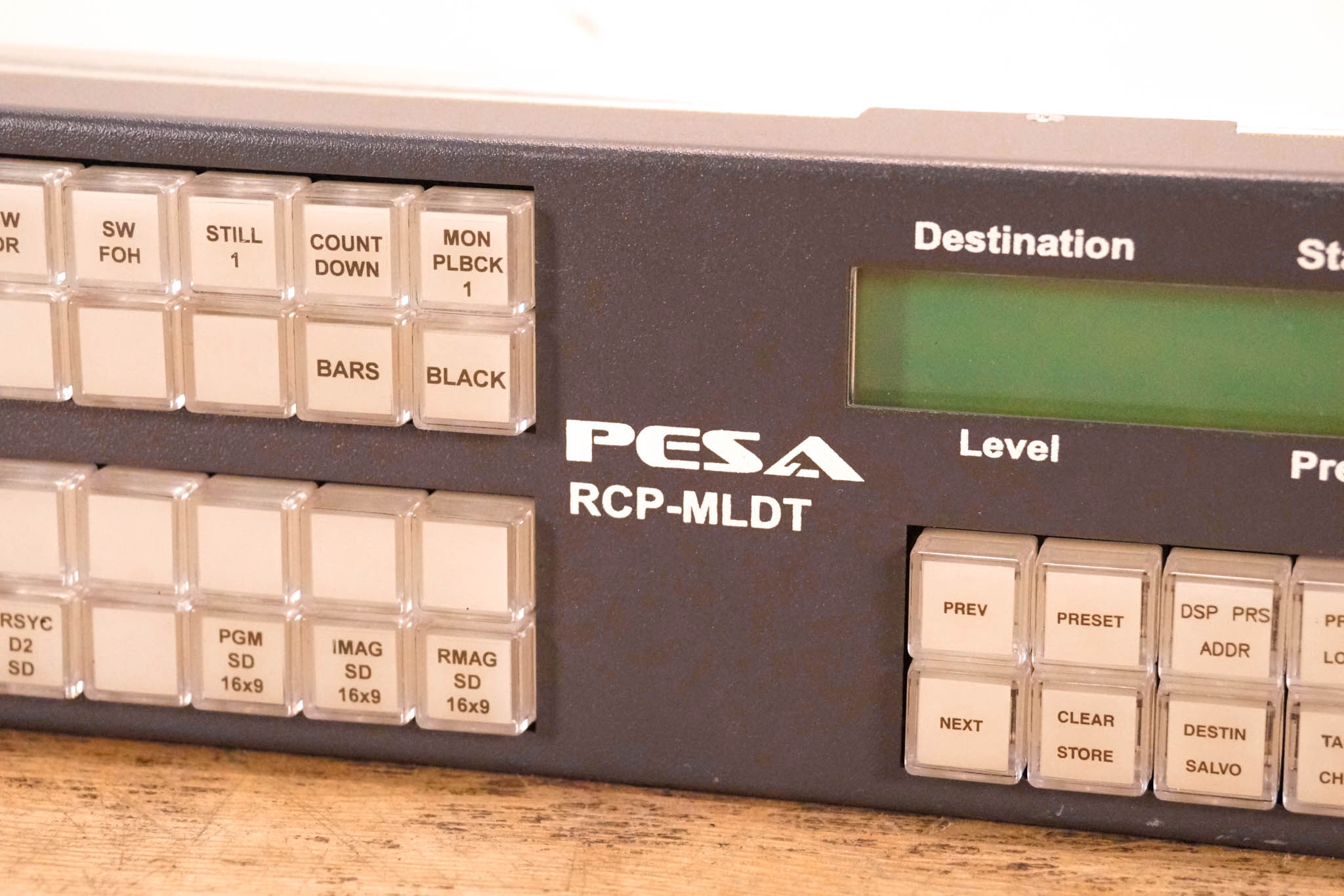Pesa RCP-MLDT 2RU Matrix Switcher Control Panel (NO POWER SUPPLY)