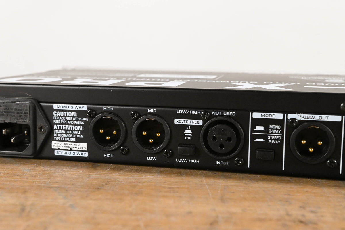 Behringer SUPER-X PRO CX2310 Stereo 2-Way/Mono 3-Way Crossover