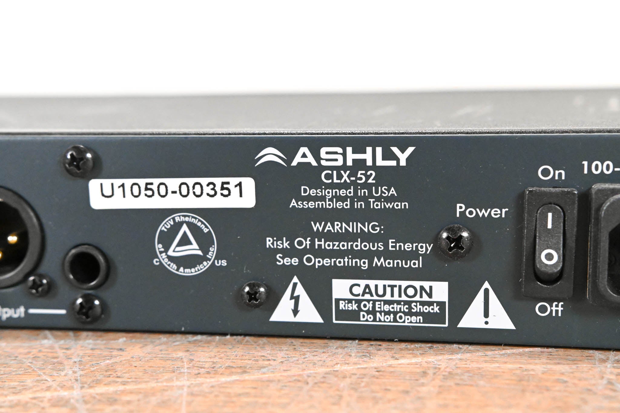 Ashly CLX-52 2-Channel Peak Compressor/Limiter