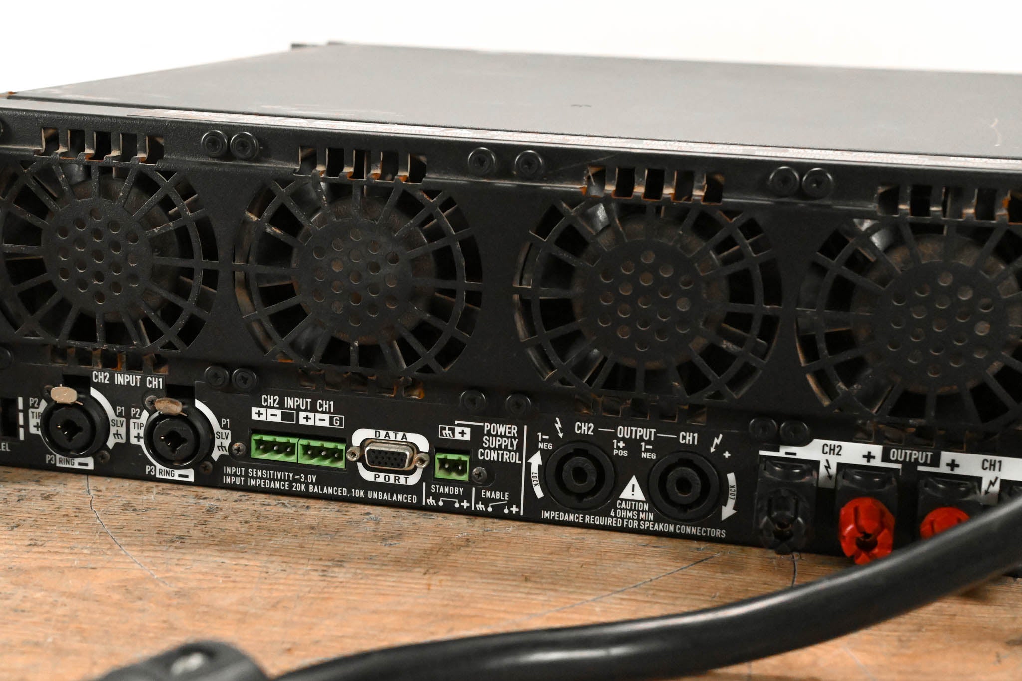 QSC PowerLight 9.0 PFC Power Factor Corrected 2-Channel Power Amplifier