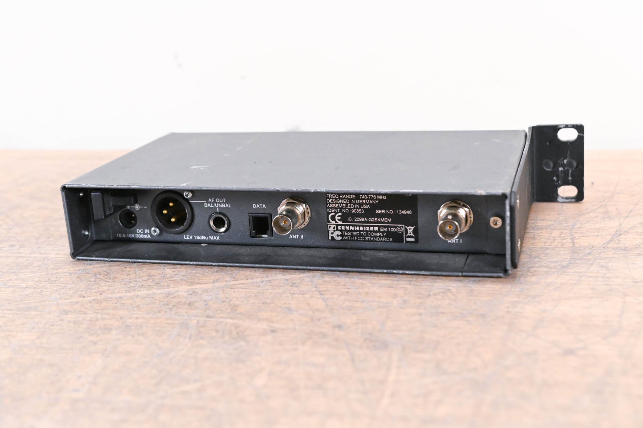 Sennheiser EM 100 G2 Wireless Receiver 740-776 MHz (NO POWER SUPPLY)