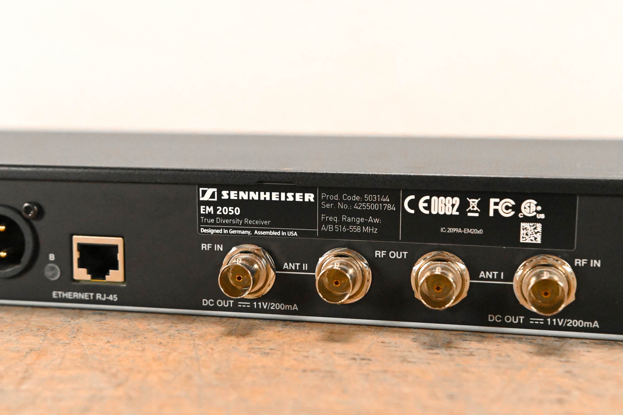 Sennheiser EM 2050 Dual-Channel Wireless Receiver Aw Range: 516-558 MHz