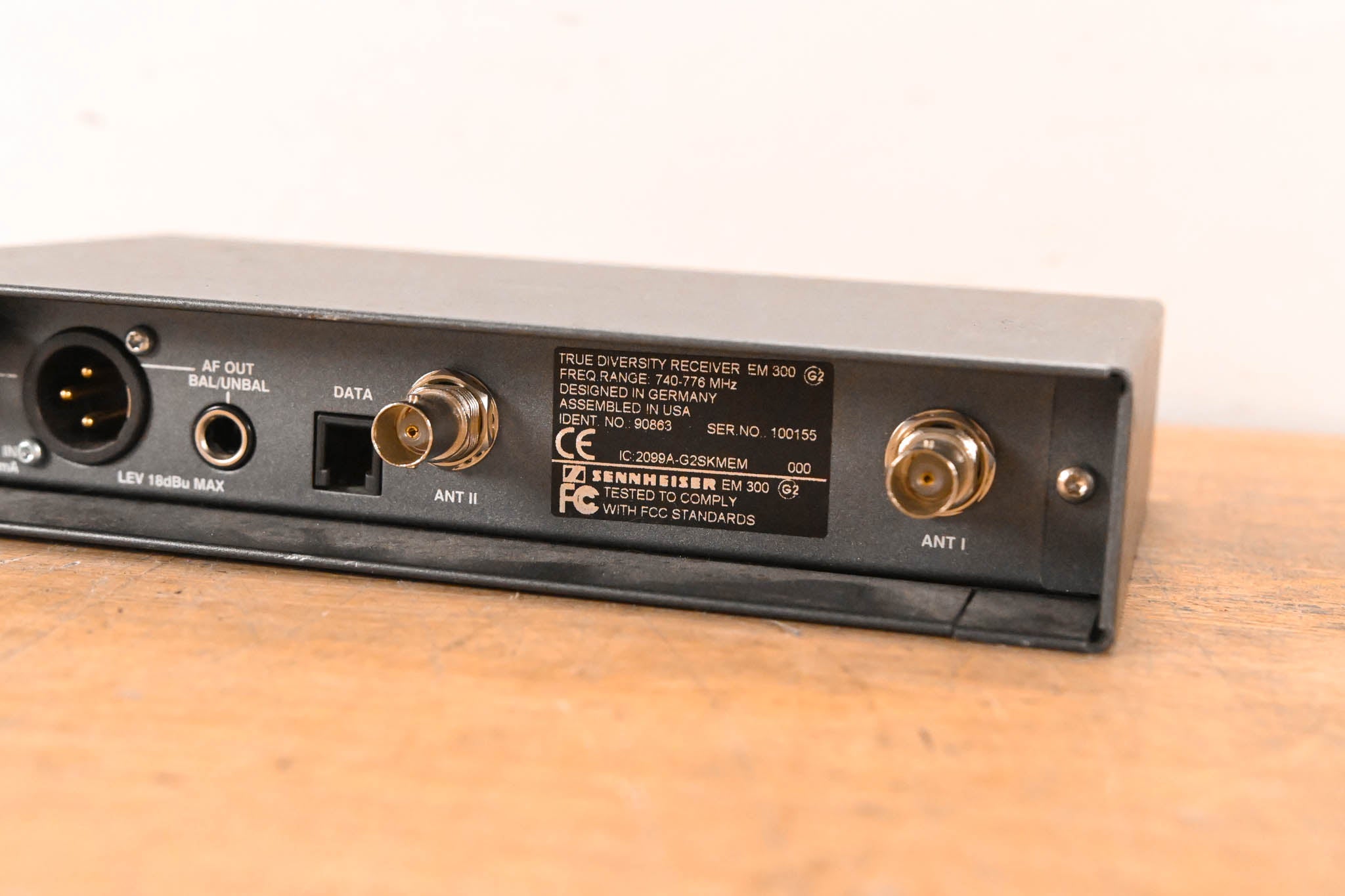 Sennheiser EM 300 G2 Wireless Receiver - 740-776 MHz (NO POWER SUPPLY)
