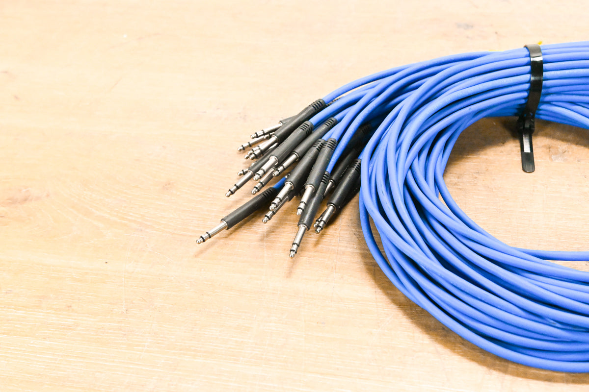 Bittree Bantam TT Patch Cables Blue (Pack of 30) - 3ft