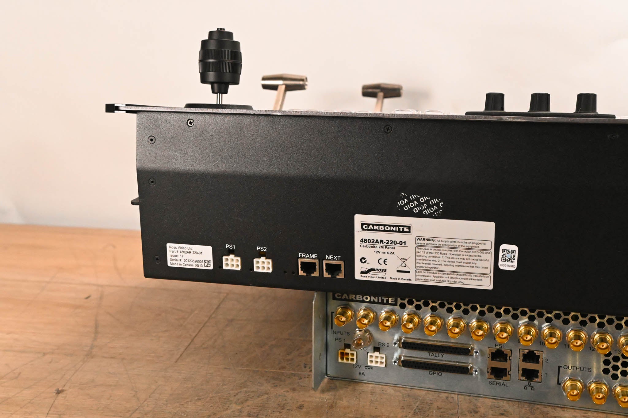 Ross Carbonite+ Frame 1 M/E Video Switcher with Carbonite 2M Panel