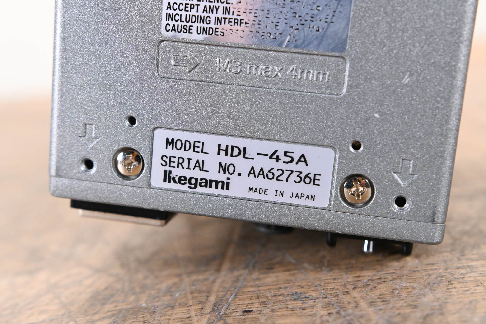 Ikegami HDL-45A 3CCD Multi-Purpose HDTV Camera