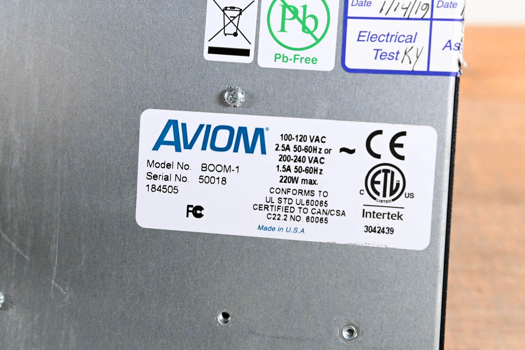 Aviom Boom-1 Tactile Transducer Processor