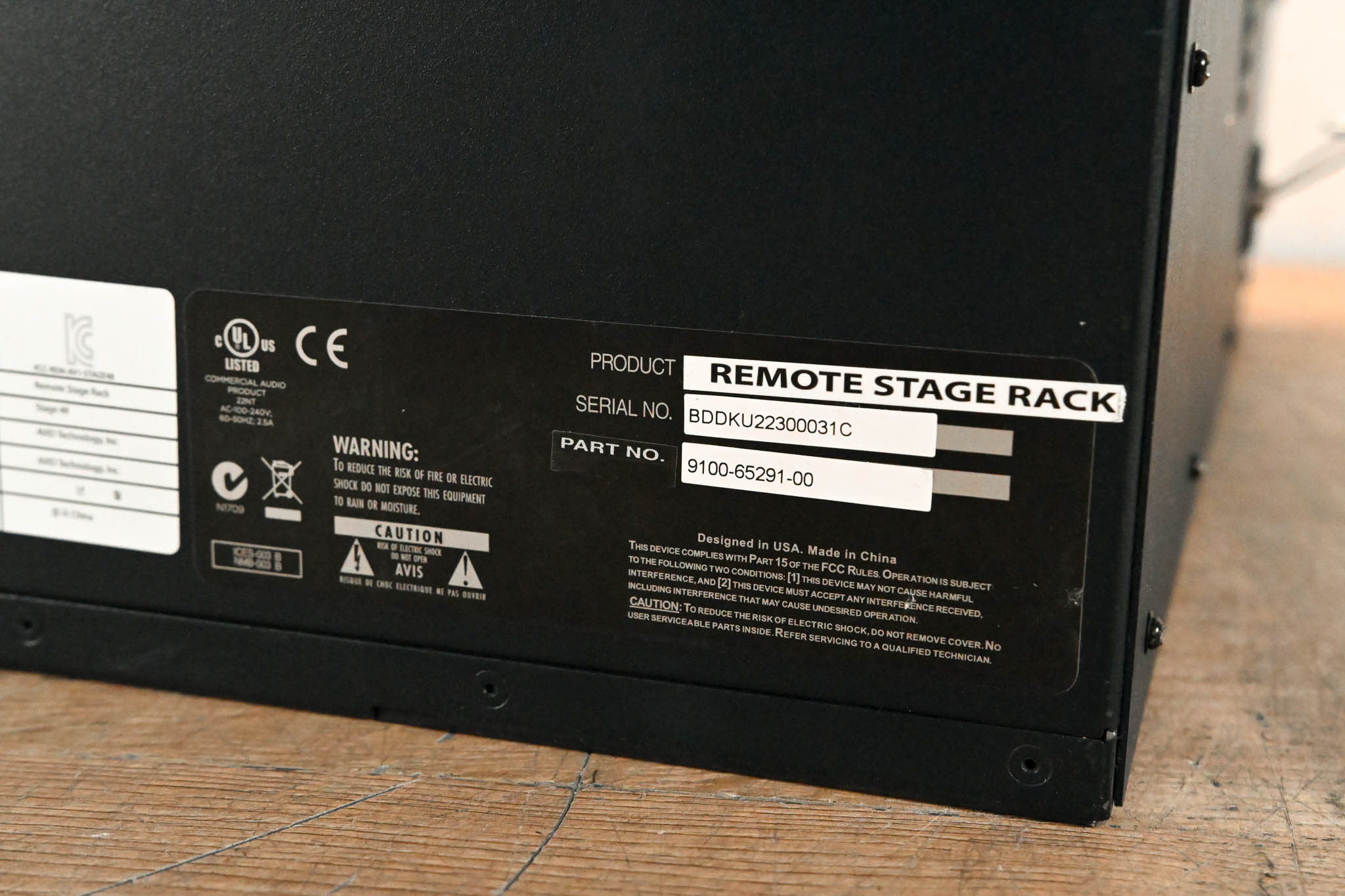 AVID Stage 48 Stage Box for VENUE SC48 CG01TPJ