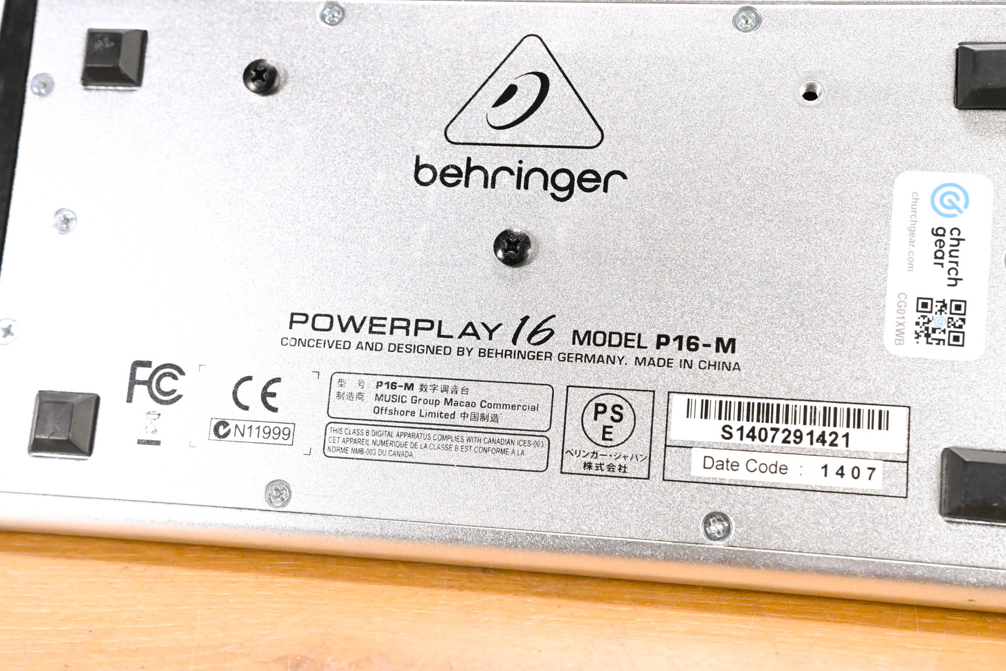 Behringer Powerplay P16-M 16-Channel Digital Personal Mixer