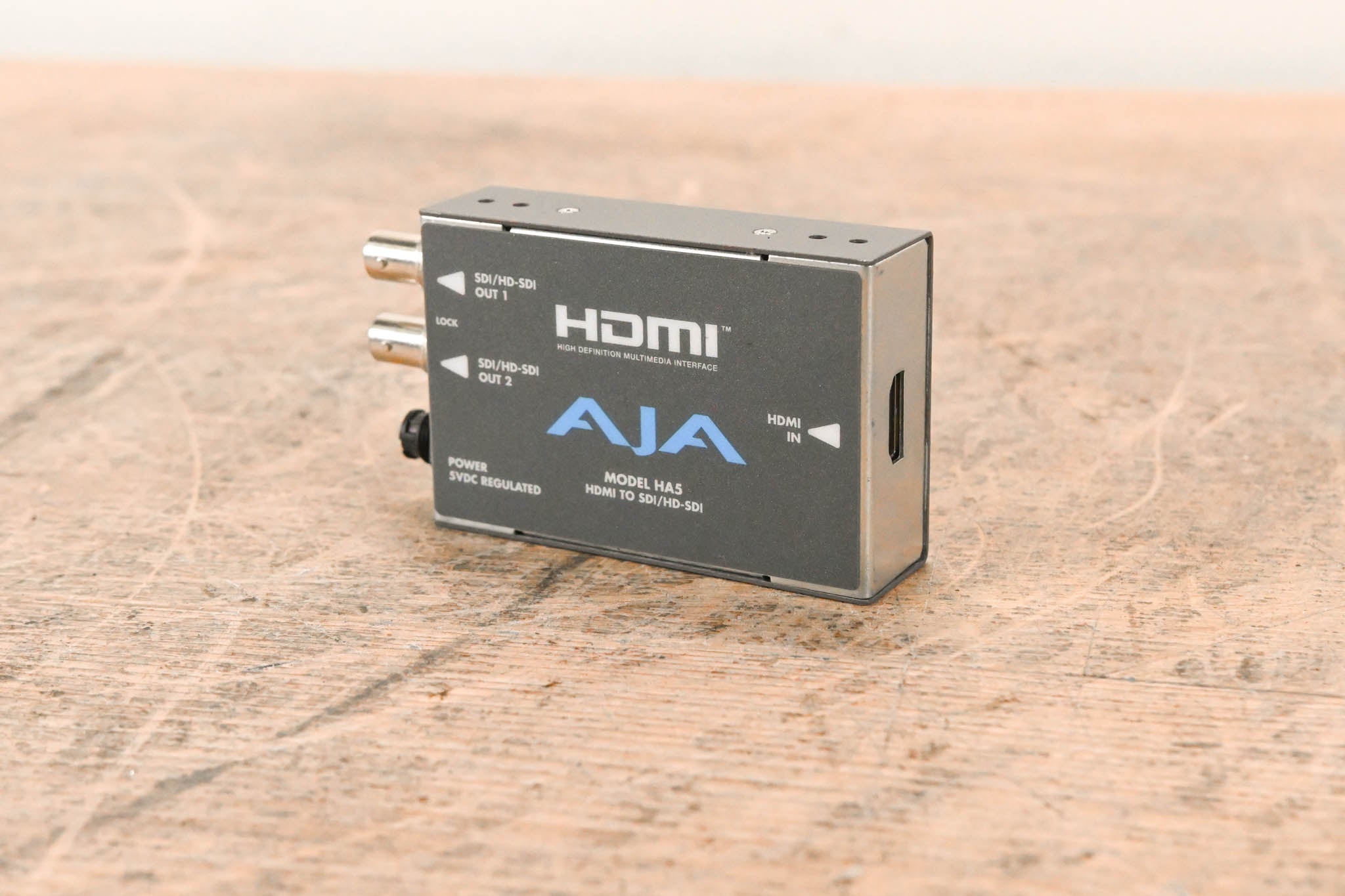 AJA HA5 HDMI to SD/HD-SDI Video and Audio Converter (NO POWER SUPPLY)