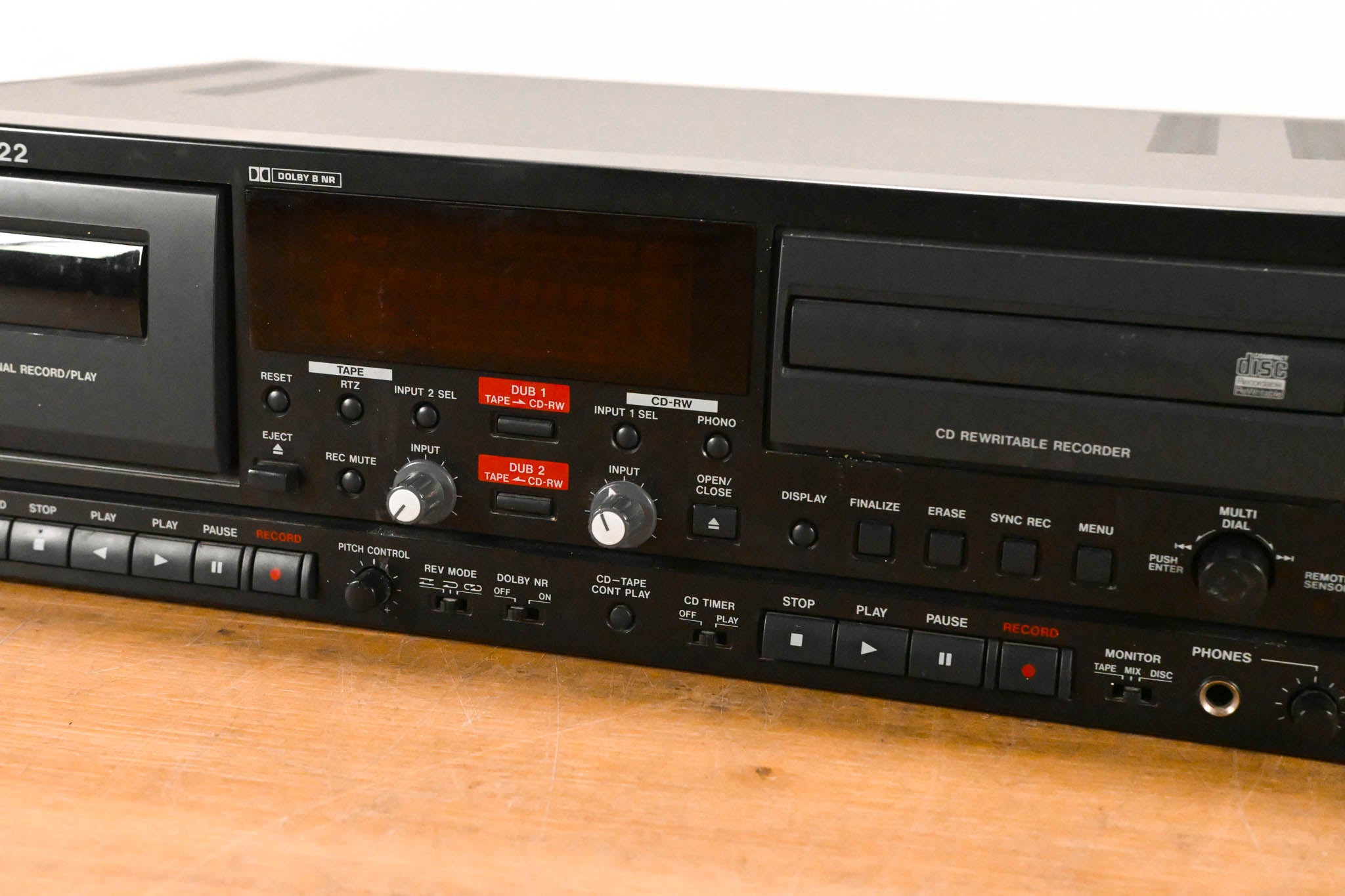 TASCAM CC-222 CD Recorder / Cassette Combination Deck