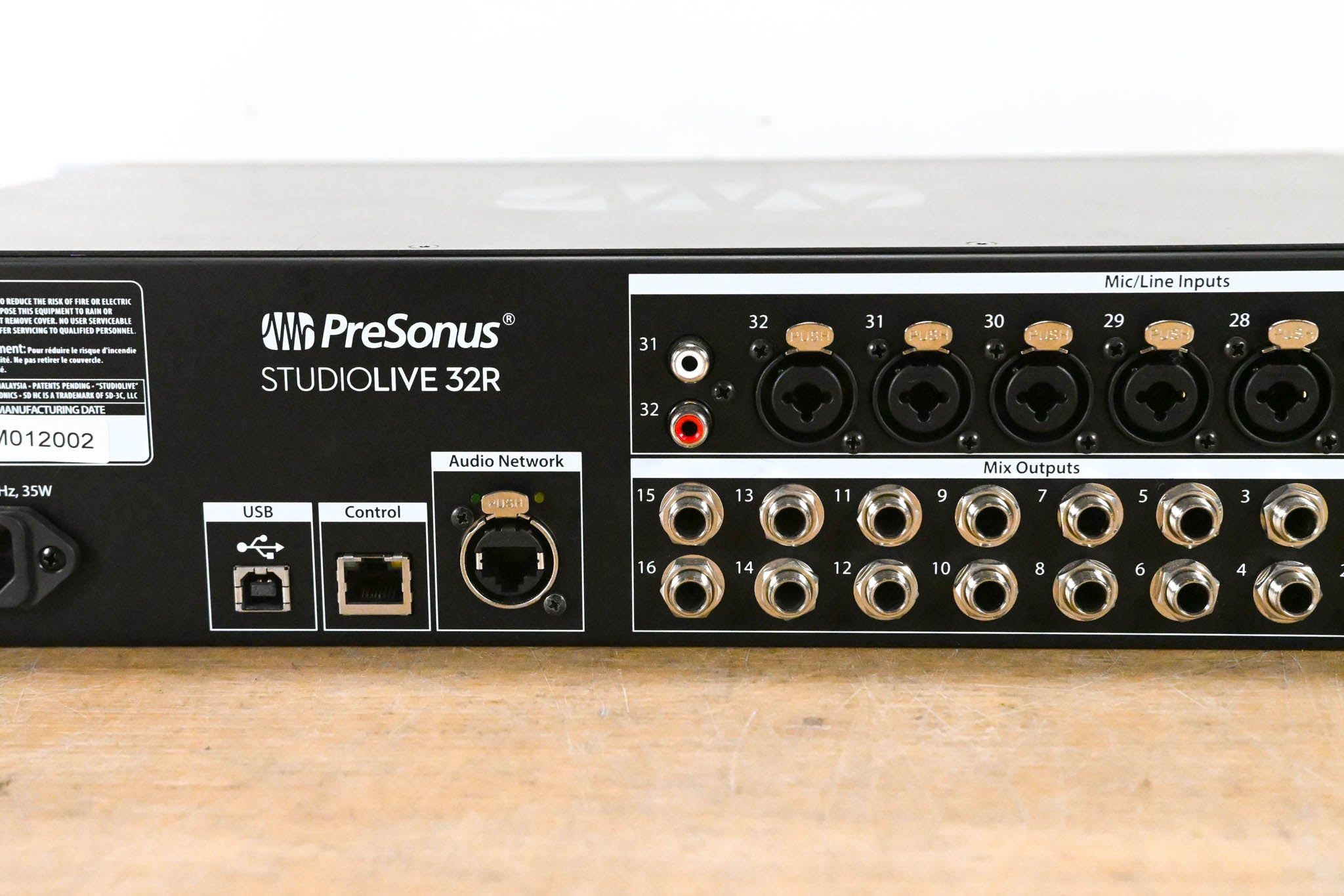 PreSonus StudioLive 32R 32-Channel Rackmount Digital Mixer