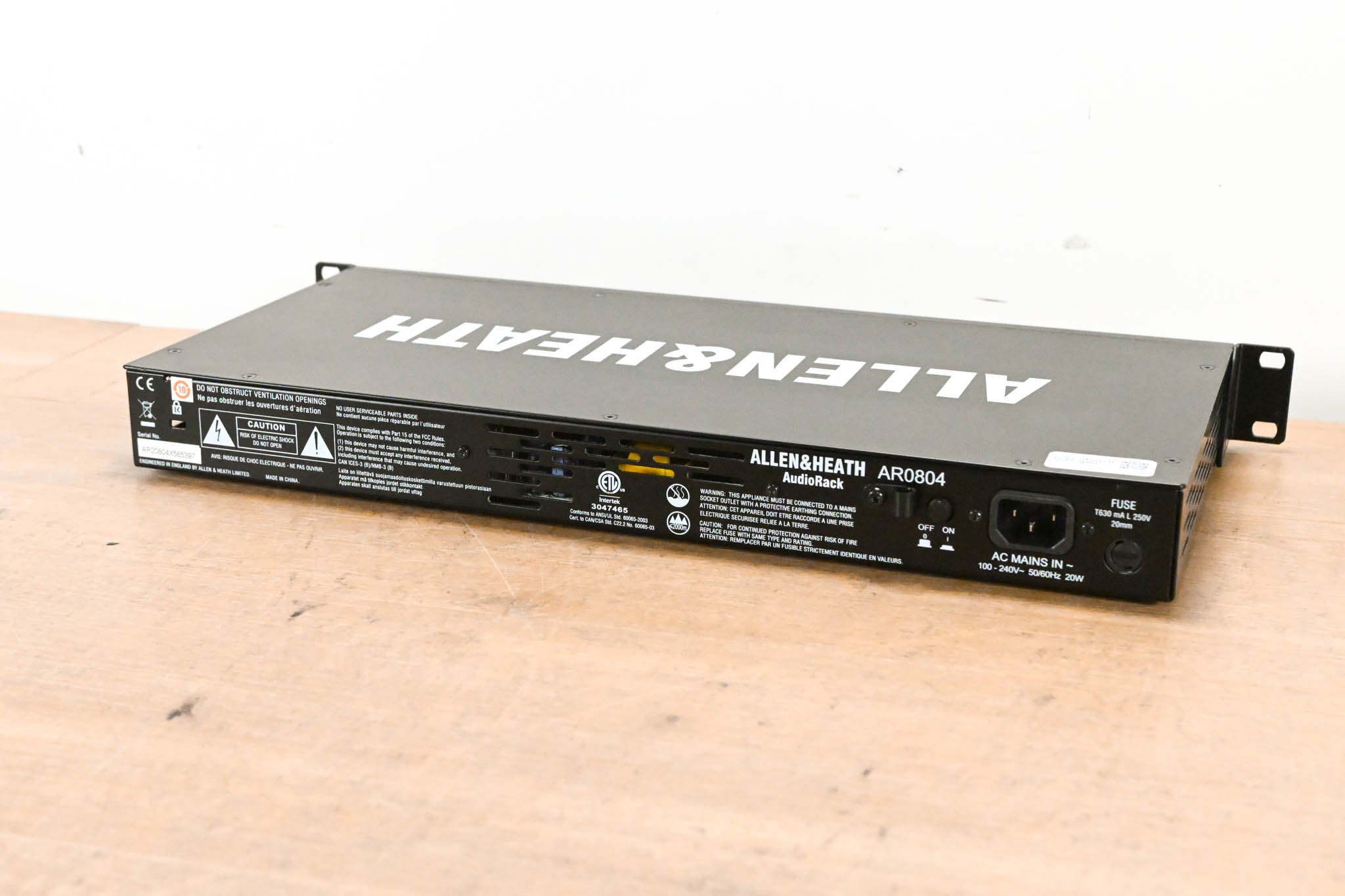 Allen & Heath AR84 8in / 4out Expansion AudioRack for GLD and Qu Mixers