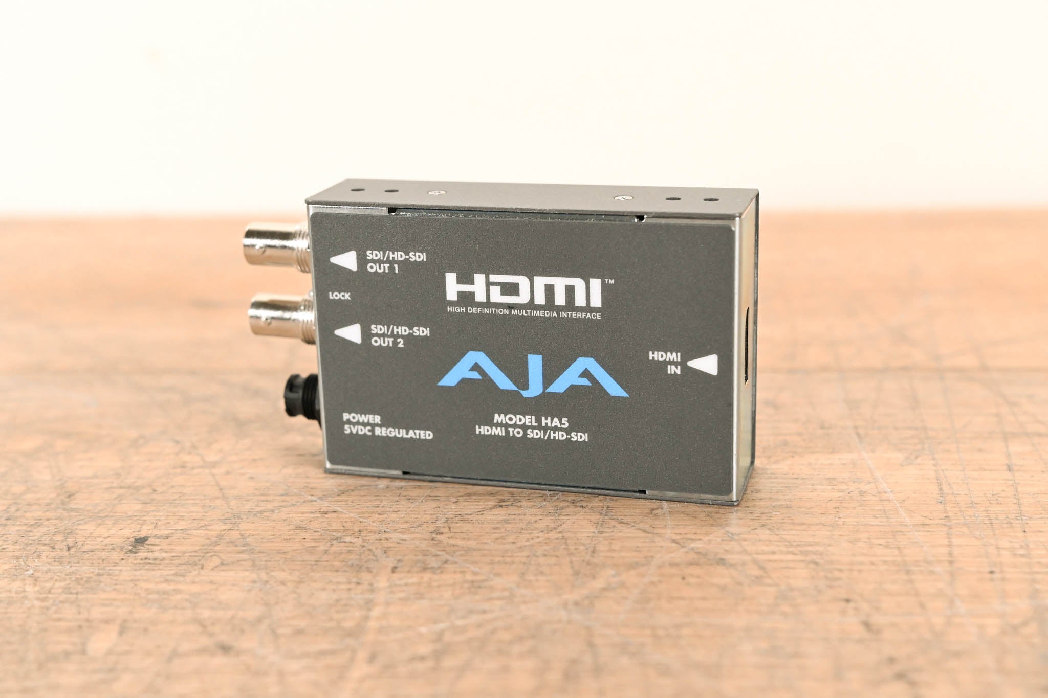 AJA HA5 HDMI to SD/HD-SDI Video and Audio Converter (NO POWER SUPPLY)