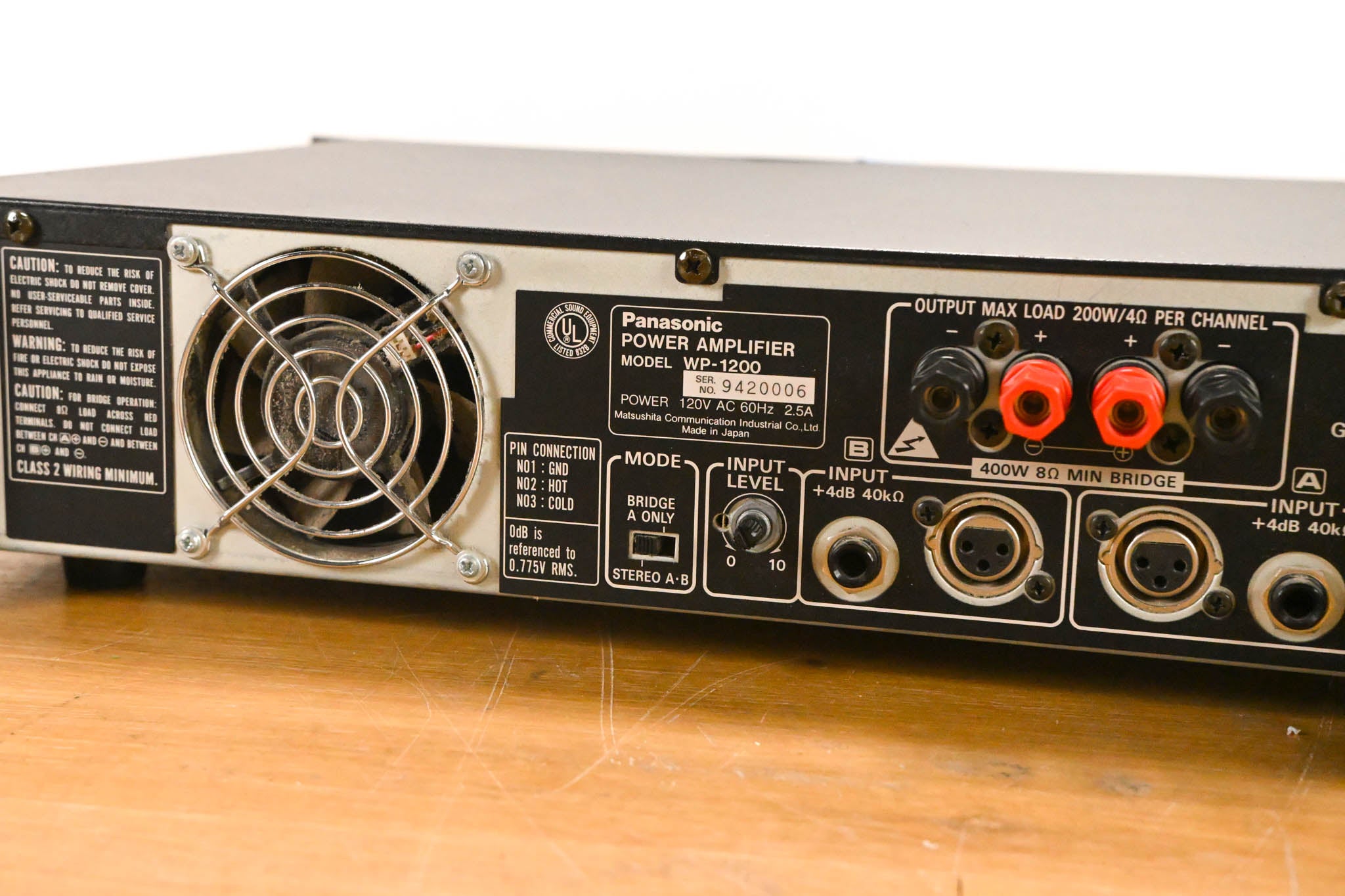 Ramsa WP-1200 2-Channel Power Amplifier