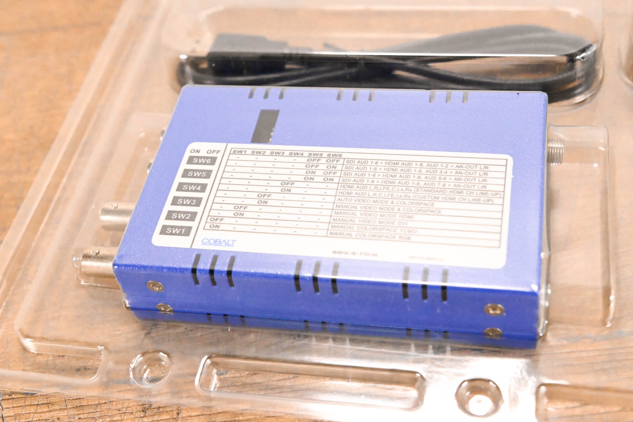 Cobalt BBG-S-TO-H 3G/HD/SD-SDI to HDMI Converter w/ Audio De-Embedder