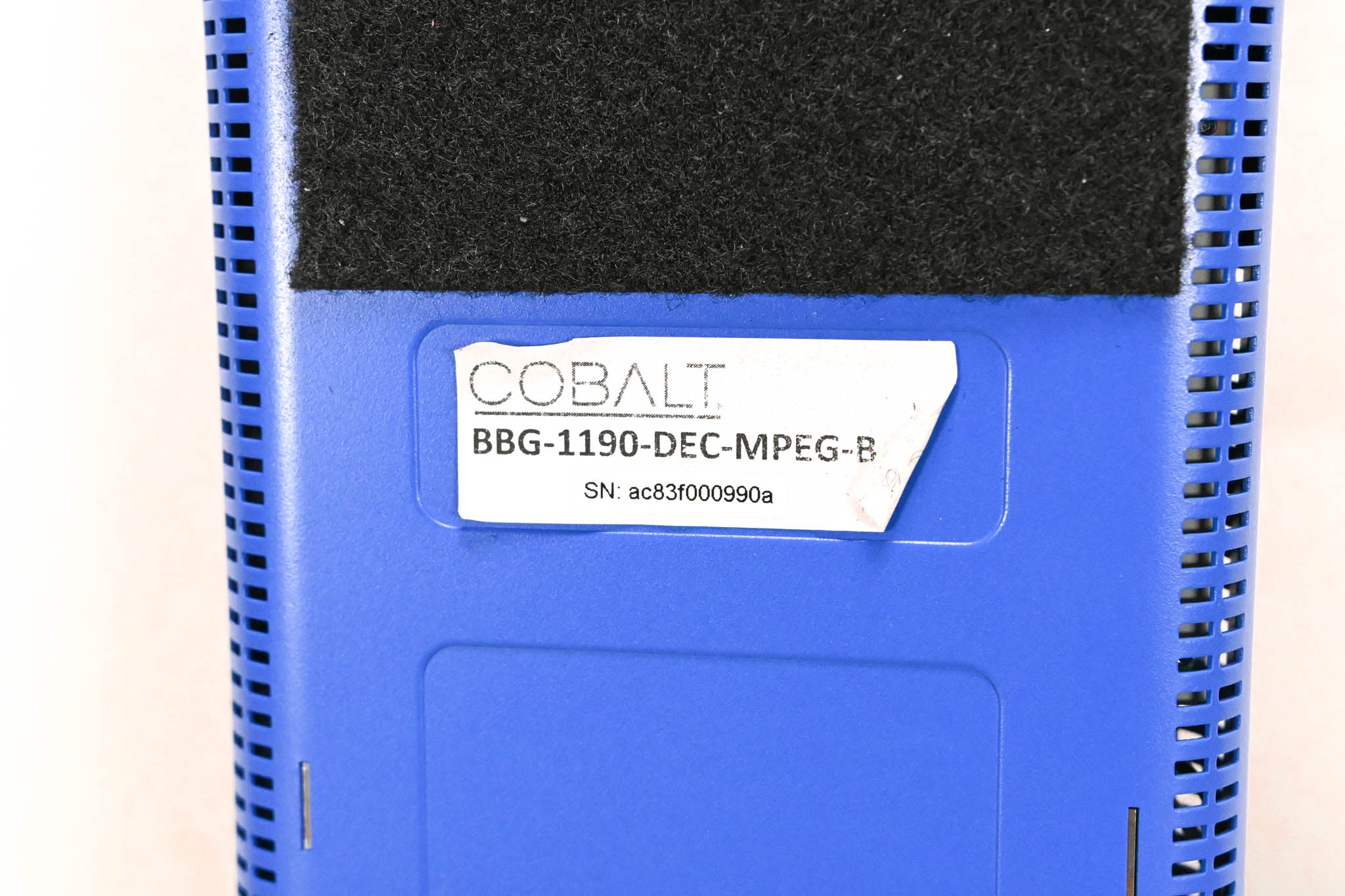 Cobalt BBG-1190-DEC-MPEG-B Broadcast Video Decoder