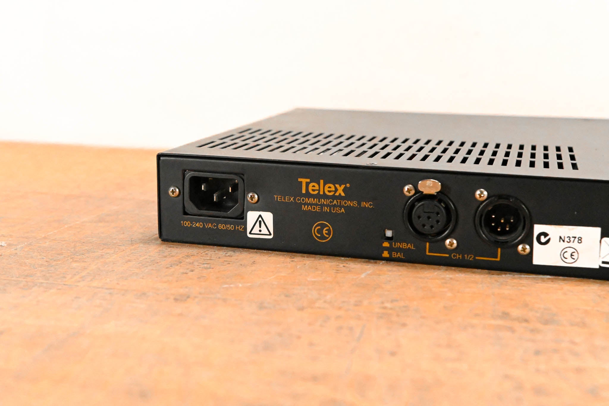 Telex MS-2002 2-Channel Master Station and Power Supply